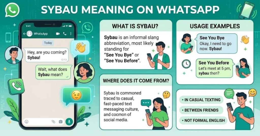 Sybau Meaning on WhatsApp